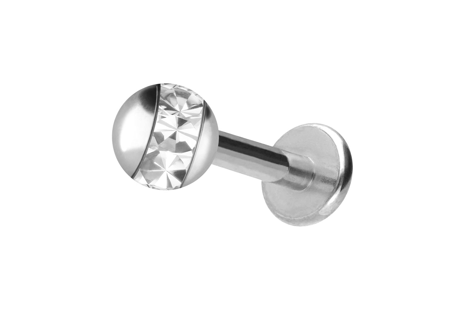 Chirurgenstahl Labret Piercing EPOXY-RING-KUGEL